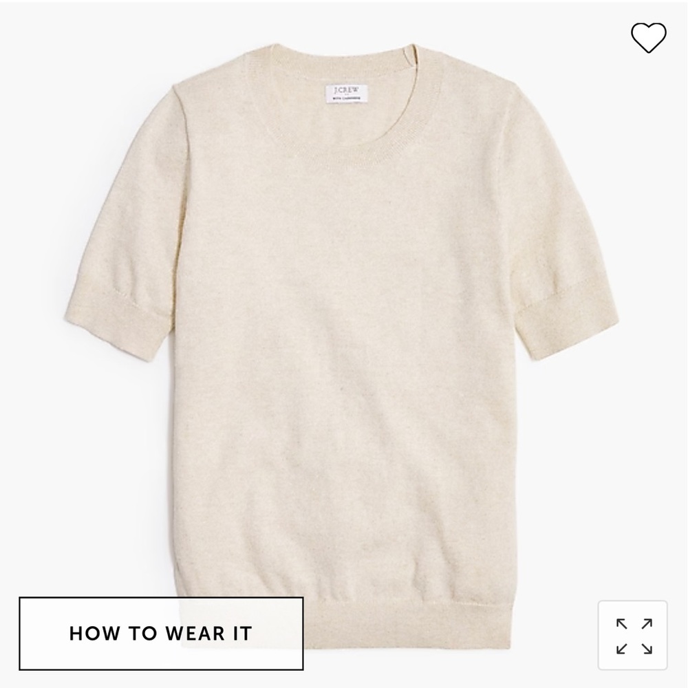 J Crew Cashmere Crew Neck Sweater